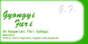 gyongyi furi business card