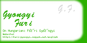 gyongyi furi business card